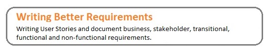 Writing Better Requirements course